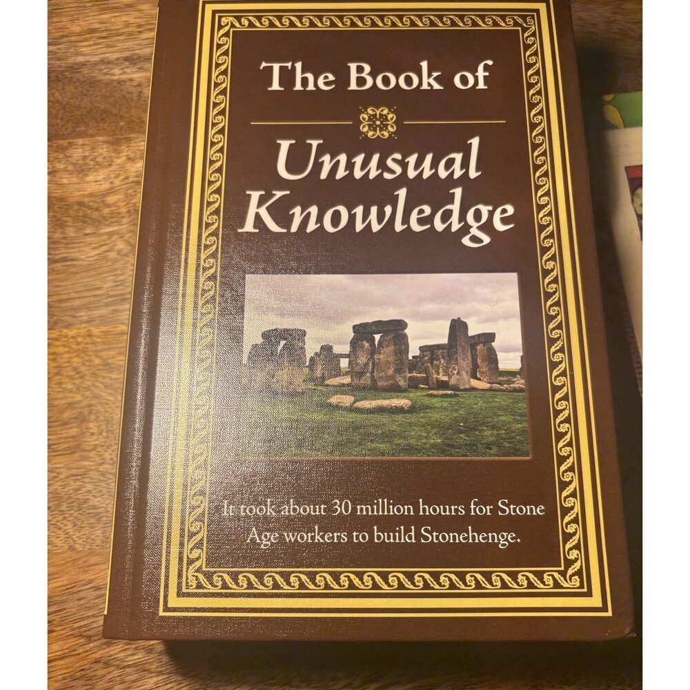 The Book of Unusual Knowledge (Hardcover, 2012)Facts & Trivia 1st Ed/1st print